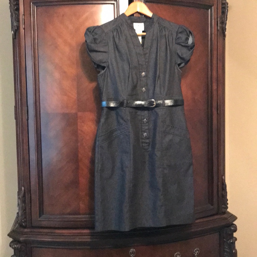 iCE Dark Denim belted Dress Size 10